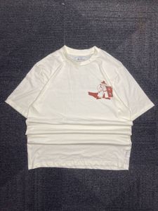 Cream Graphic Print Oversized T-Shirt