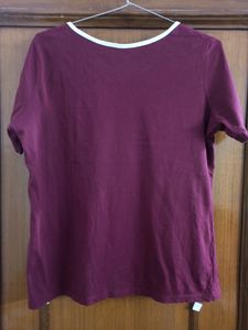Casual Maroon Tshirt