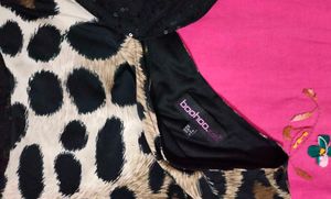 Leopard Print Mini Dress