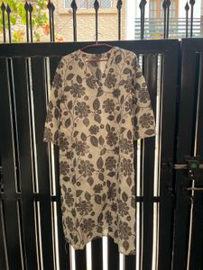 Floral Print Westside Kurta (Cotton)