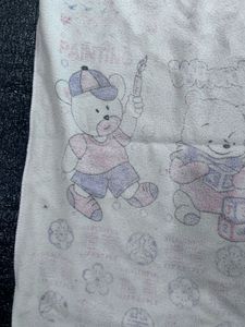 Cute Teddy Bear Baby Hooded blanket