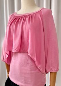 🚀🚀24Hrs EOS SALE🚀🚀Pink Layered Top