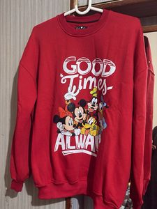 Red Mickey Good Times Sweatshirt