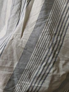 Striped Band Collar short kurta