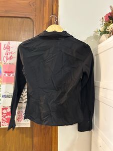 Classic Black Button-Up Shirt