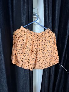 Cute Orange Floral Coord Set