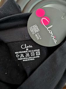 Clovia Saree Shapewear with Side Slit in Black