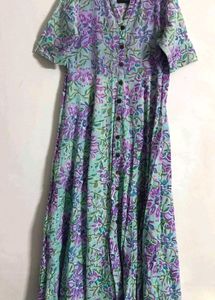 Summer Floral Long length dress