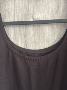 Sleek Black Sleeveless Top