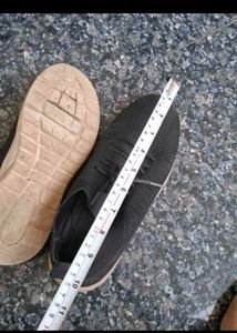 Comfortable Black Knit Slip-On Shoes
