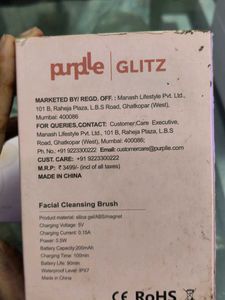 Purple Glitz Sonic Facial Cleanser