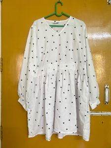 White Mini Dress New
