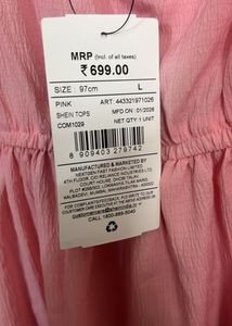 Chic Pink Babydoll Dress