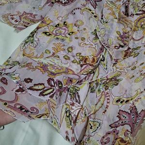 Y2k Vintage Forest Fairy Desi Chatpata Sheer Top