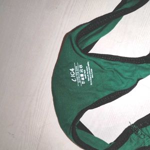 Men's thong with front pouch.