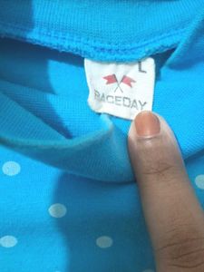 Blue Polka Dot Turtle Top💙