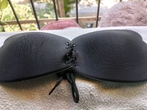 Lace-Up Adhesive Bra