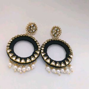 Kundan Pearl Earrings