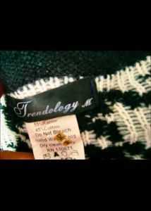 Houndstooth Skirt &amp; Cardigan Set
