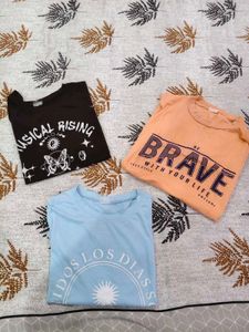 Pack of 3 Graphic T-Shirts