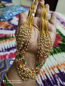 Multicolored Pearl Design Jewel set