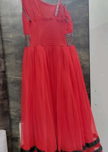 Stunning Red Embellished Gown