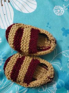 Handmade Knit Baby Sandals