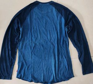 Levi's Blue Raglan Long Sleeve T-Shirt