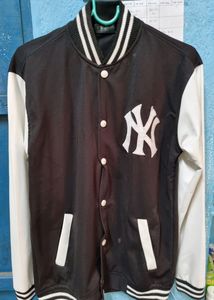 Black & White Varsity Jacket || Size- "M"