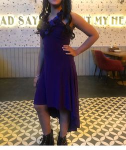 Purple Party Dress- High Low