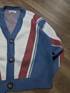 Striped Knit Cardigan