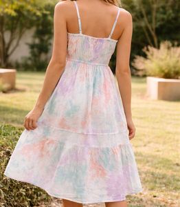 Boho Tie-Dye Sundress