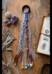 Boho Braided Hair Accessories with Beads