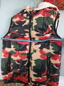 Camouflage Padded Vest jacket