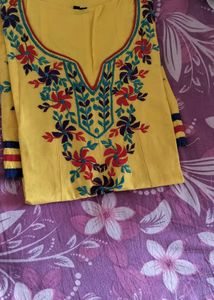 Embroidery Anarkali kurti