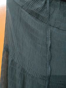 Boho Black Tiered Maxi Skirt
