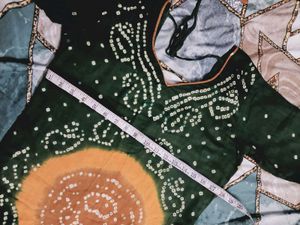 Green Bandhani Print Kurta