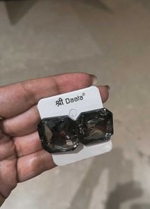 Set of 2 Sparkling Gemstone Stud Earrings