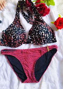 Leopard Print Bikini Set