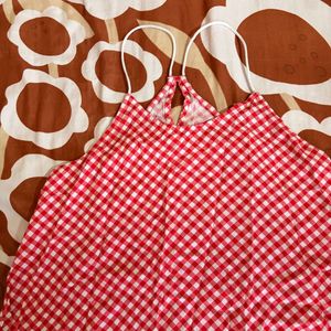 red white stripe top size small