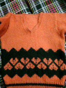 Unique Patterned Knit Sweater