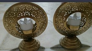 Mariya Handcrafted Hurricane Metal Tealight Candle