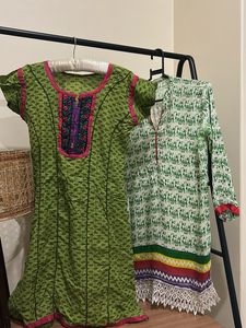 Embroidered Kurtis Set- set of 2