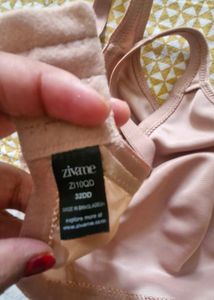 Satin Minimizer Pink Comfort Bra