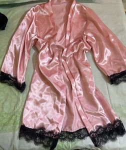Satin &amp; Lace Lingerie Set