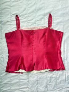 Designer Embellished Pink Blouse