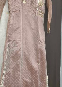 Embroidered Padded Kurta for Women