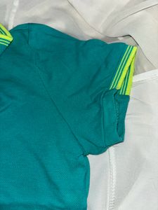 Polo Neck Crop Top