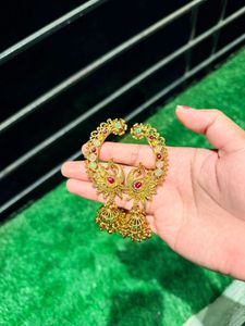 Peacock Jhumka Earrings