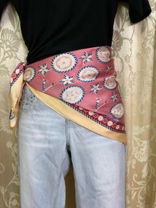 Designer Print Silk Scarf